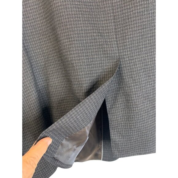 Michael Kors Mens Houndstooth Blazer Jacket 48R Brown RGG10657 EUC - Picture 6 of 8